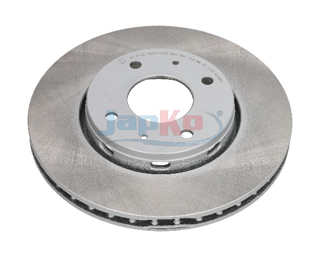 JAPKO Bremseskive 60540c foraksel ventileret 281mm 24mm for VOLVO MITSUBISHI