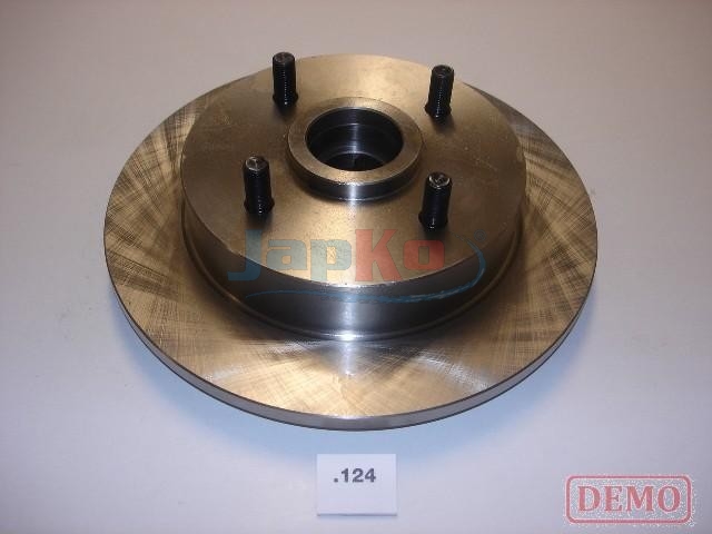 JAPKO Bremseskive 61124c bagaksel fuld 257mm 10mm for NISSAN