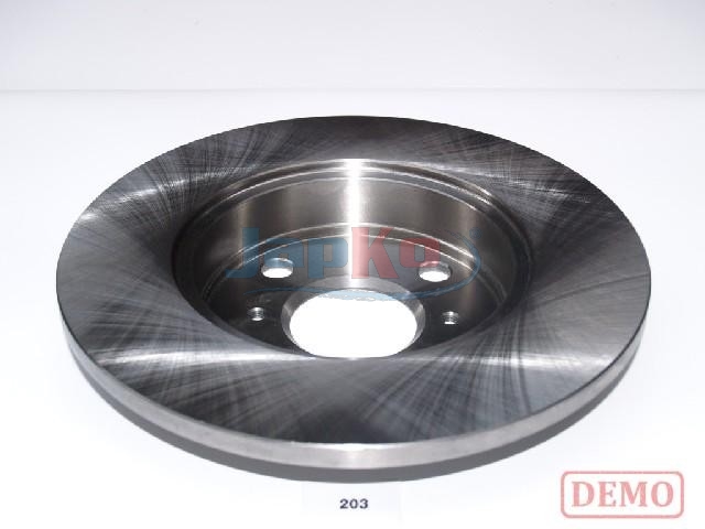 JAPKO Bremseskive 61203c bagaksel fuld 240mm 10mm for TOYOTA