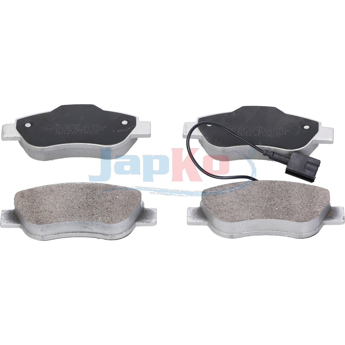 JAPKO Bremseklodser 500070 foraksel for FORD FIAT