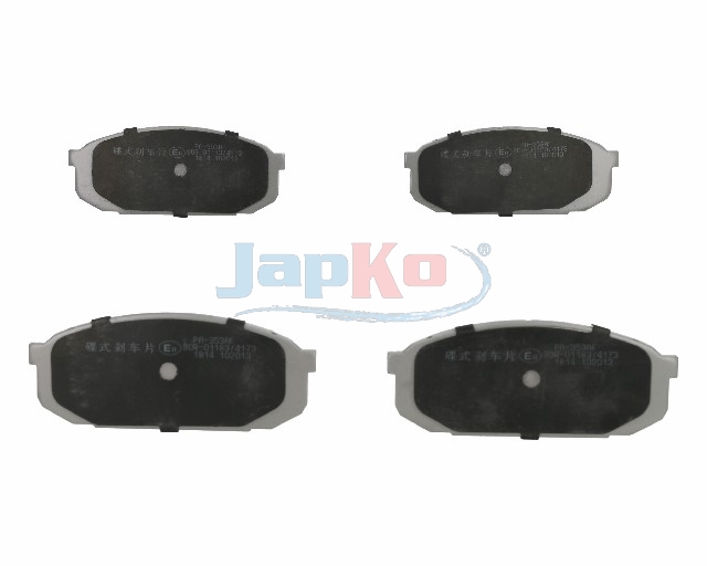 JAPKO Bremseklodser 50353 foraksel for MAZDA MITSUBISHI