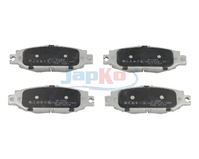 JAPKO Bremseklodser 51295 bagaksel for LEXUS TOYOTA NISSAN