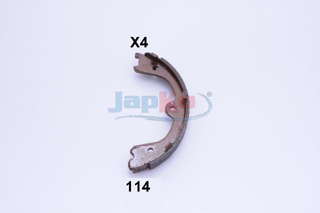 JAPKO Bremsebakkesæt 55114 bagaksel for INFINITI NISSAN