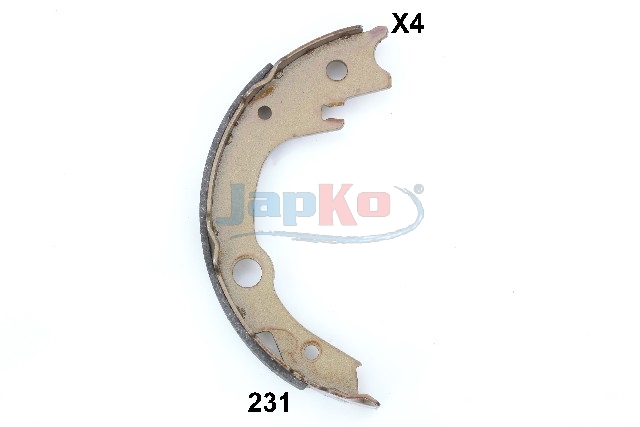 JAPKO Bremsebakkesæt 55231 bag for CHERY LIFAN TOYOTA