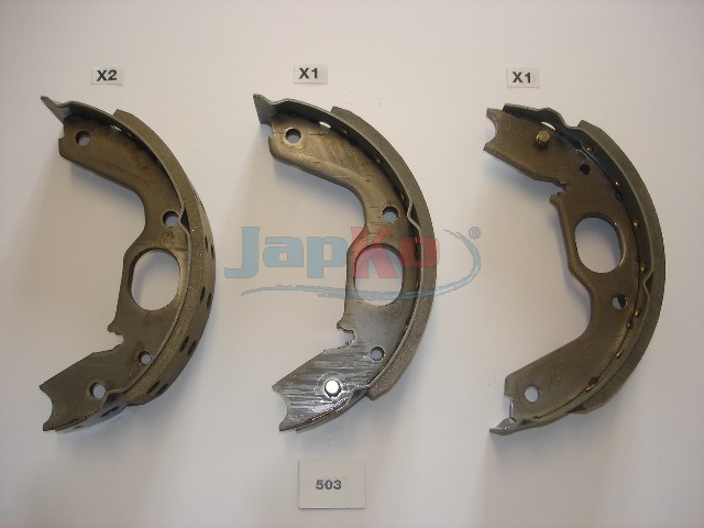 JAPKO Bremsebakkesæt 55503 bagaksel for MITSUBISHI