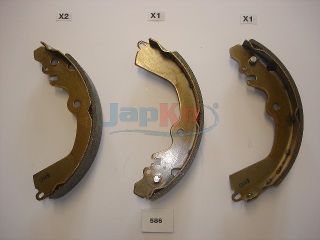 JAPKO Bremsebakkesæt 55586 bagaksel for MITSUBISHI