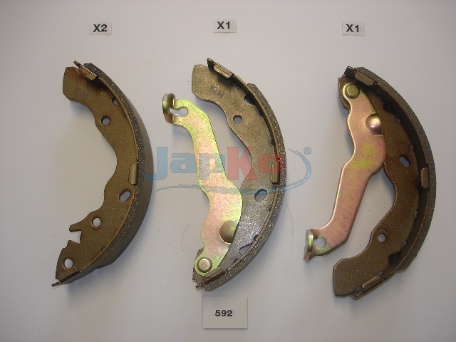 JAPKO Bremsebakkesæt 55592 bagaksel for HYUNDAI