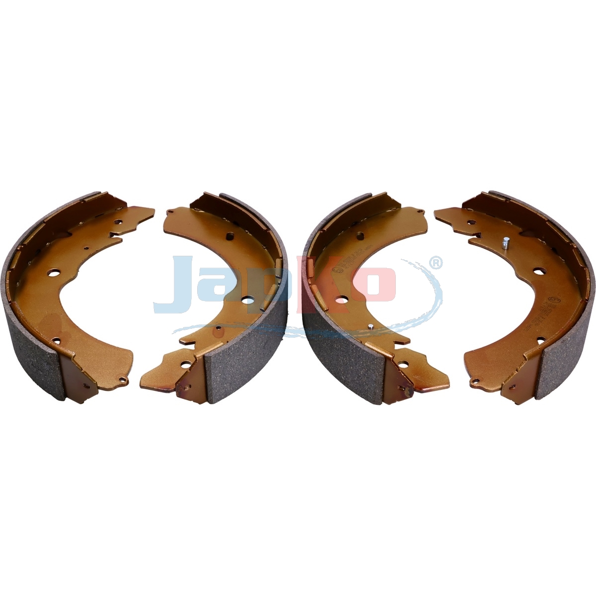 JAPKO Bremsebakkesæt 550919 bagaksel for ISUZU
