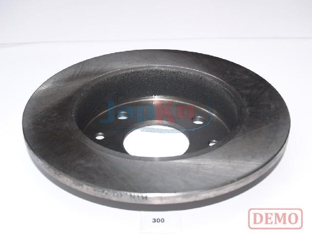 JAPKO Bremseskive 61300c bagaksel fuld 254mm 10mm for MAZDA