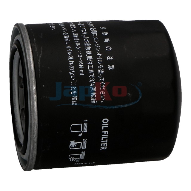 JAPKO Oliefilter 10498 Påskruet 90mm for OPEL VAUXHALL FORD GMC VOLVO RENAULT SUBARU DAIHATSU HYUNDAI KIA ASIA MOTORS GENESIS CHRYSLER HONDA ACURA IS