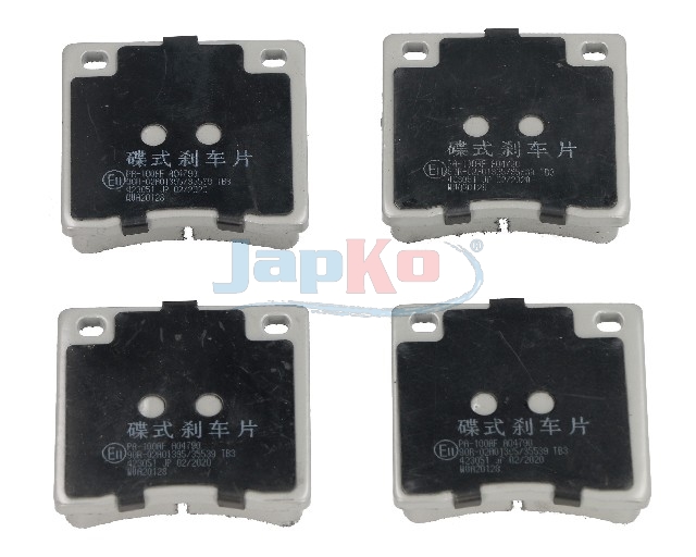 JAPKO Bremseklodser 50100 foraksel for HONDA NISSAN
