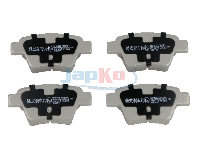 JAPKO Bremseklodser 51012 bagaksel for PEUGEOT CITROËN CITROËN (DF-PSA) BYD GEELY PEUGEOT (DF-PSA)