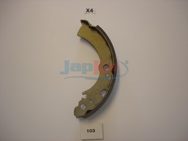 JAPKO Bremsebakkesæt 55103 bagaksel for NISSAN