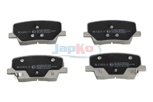 JAPKO Bremseklodser 51s03 bagaksel for SSANGYONG