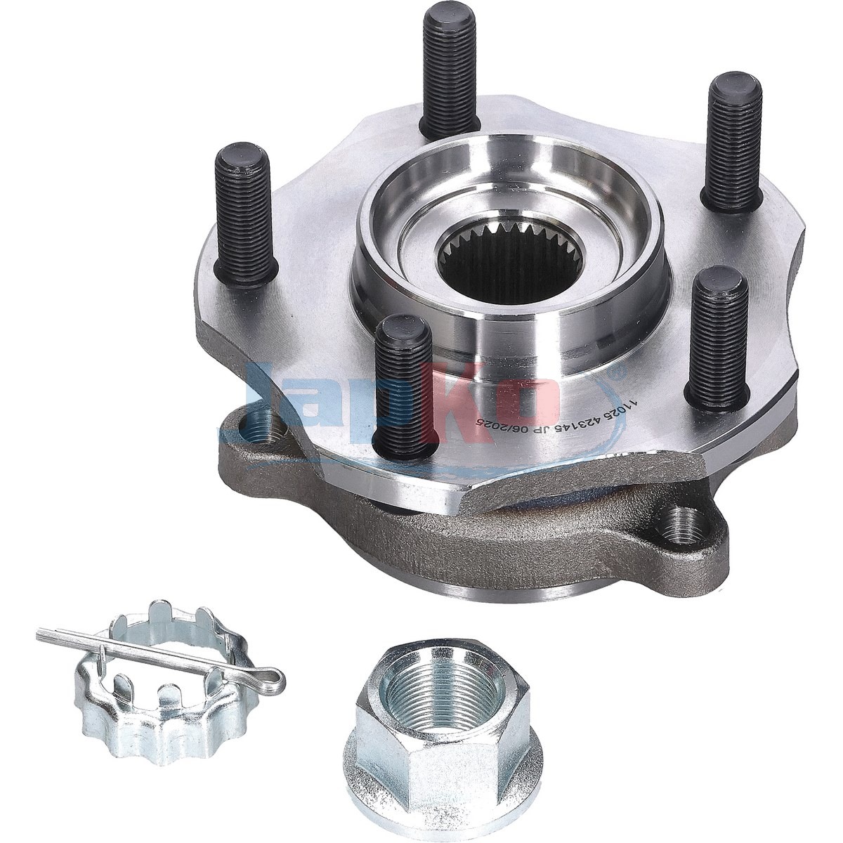 JAPKO Hjulnav 411025 foraksel for NISSAN