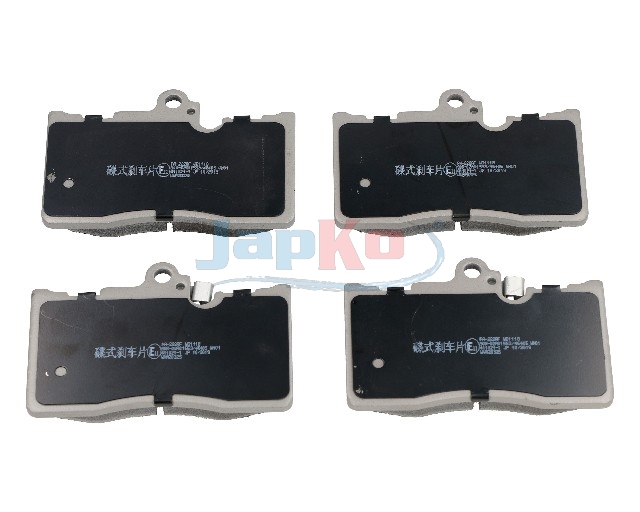 JAPKO Bremseklodser 50222 foraksel for LEXUS TOYOTA