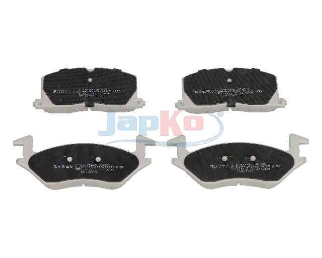 JAPKO Bremseklodser 50284 foraksel for TOYOTA