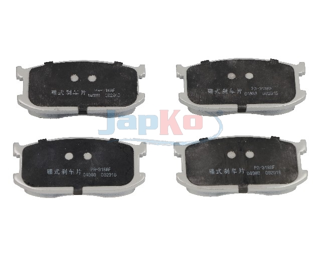 JAPKO Bremseklodser 50316 foraksel for MAZDA NISSAN