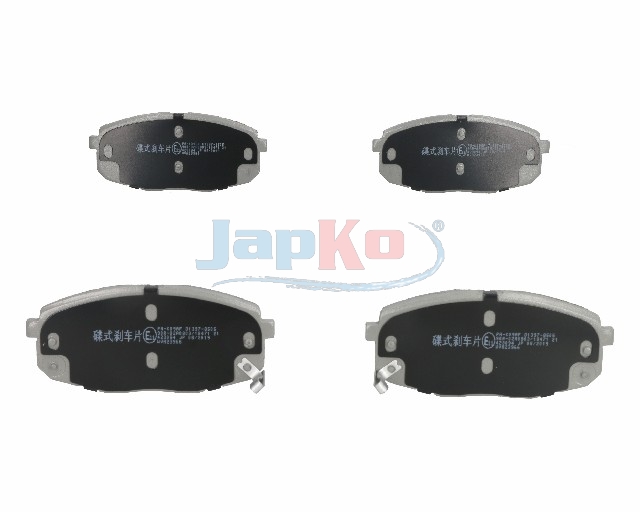 JAPKO Bremseklodser 50k09 foraksel for KIA KIA (DYK) HYUNDAI (BEIJING) JAC CHANGAN TOYOTA HYUNDAI