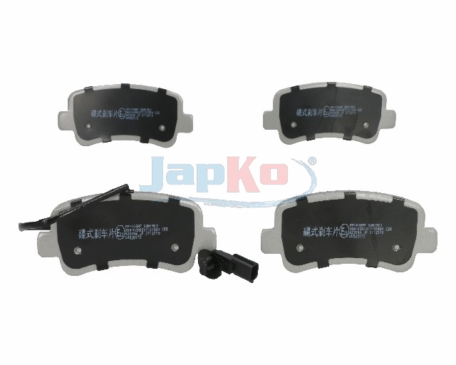 JAPKO Bremseklodser 51108 bagaksel for OPEL VAUXHALL RENAULT NISSAN