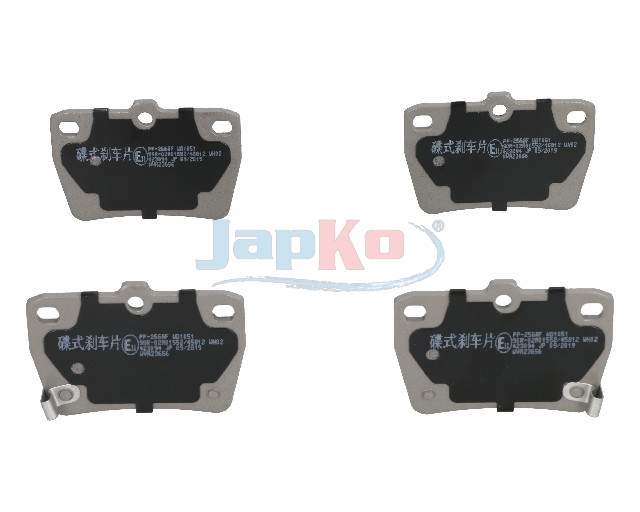 JAPKO Bremseklodser 51256 bagaksel for DR CHERY TOYOTA
