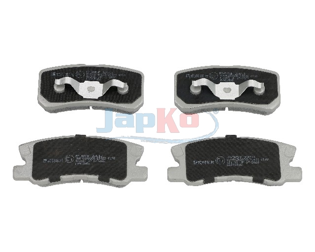 JAPKO Bremseklodser 51505 bagaksel for CITROËN PEUGEOT MITSUBISHI (GAC) JEEP CHRYSLER DODGE LANCIA MITSUBISHI