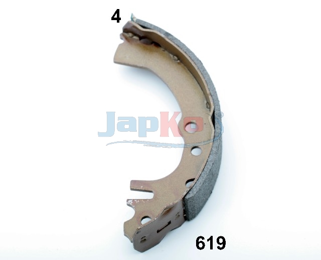 JAPKO Bremsebakkesæt 55619 bagaksel for DAIHATSU
