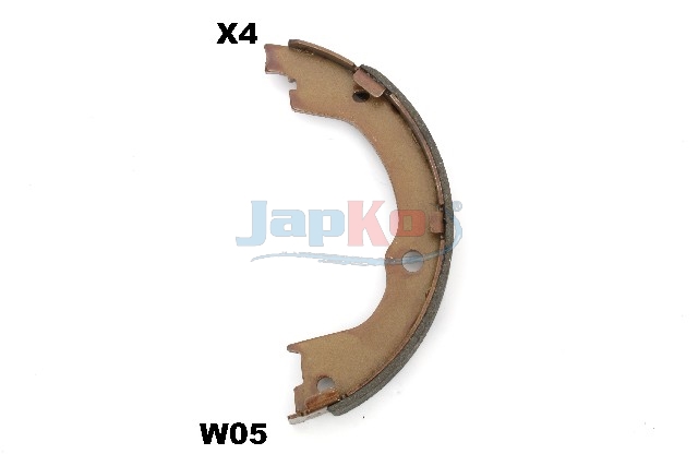 JAPKO Bremsebakkesæt 55w05 bagaksel for GENERAL MOTORS OPEL CHEVROLET