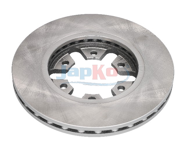 JAPKO Bremseskive 60129c foraksel ventileret 250mm 22mm for NISSAN