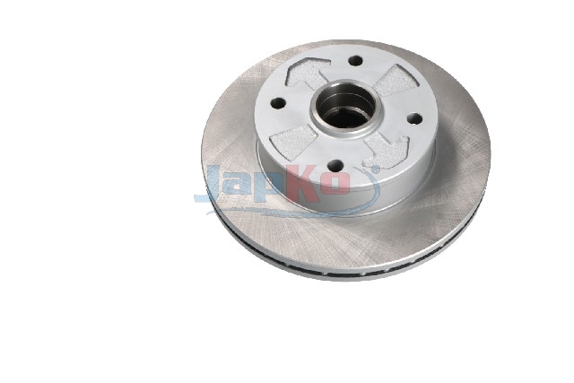 JAPKO Bremseskive 60329c foraksel ventileret 250mm 22mm for MAZDA