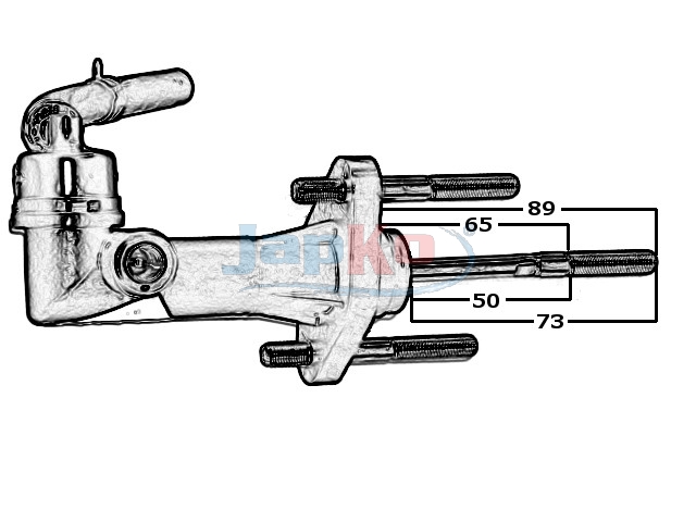 JAPKO Hovedcylinder, kobling 95k18 for KIA