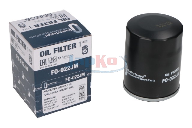 JAPKO Oliefilter FO-022JM Påskruet 90mm M 20 X 1,5 for OPEL FORD FIAT GENERAL MOTORS BYD DR CHRYSLER CHERY