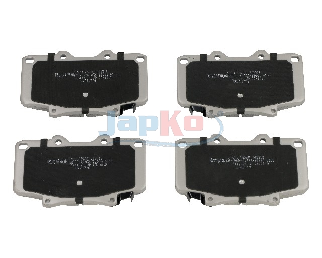 JAPKO Bremseklodser 50292 foraksel for TOYOTA