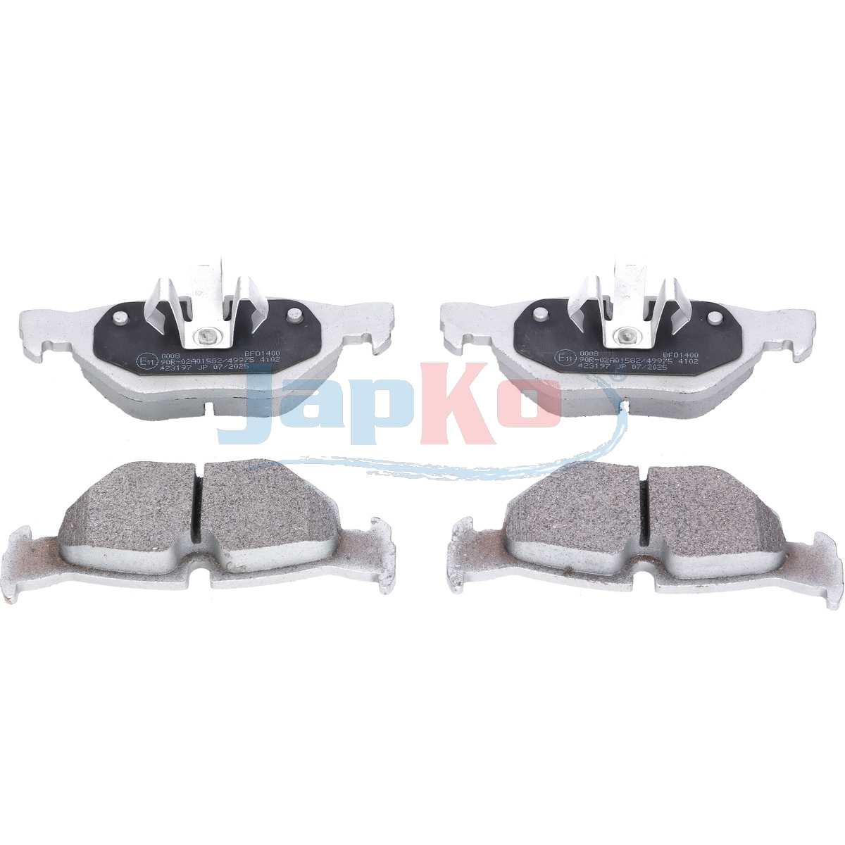 JAPKO Bremseklodser 510008 bagaksel for BMW