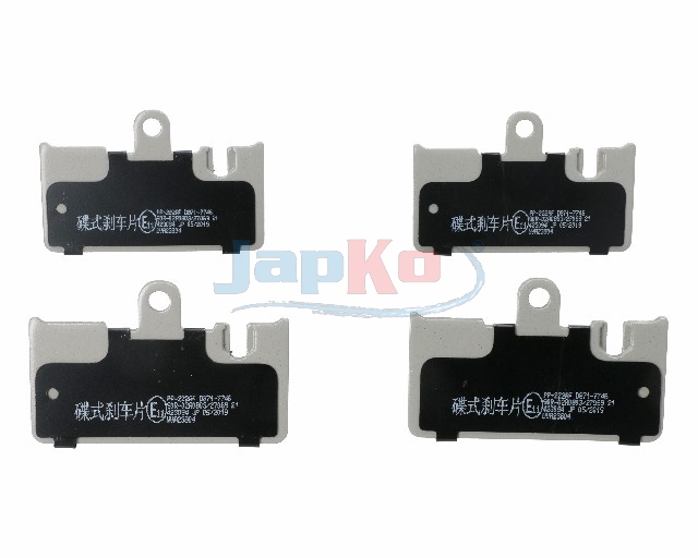 JAPKO Bremseklodser 51222 bagaksel for LEXUS TOYOTA
