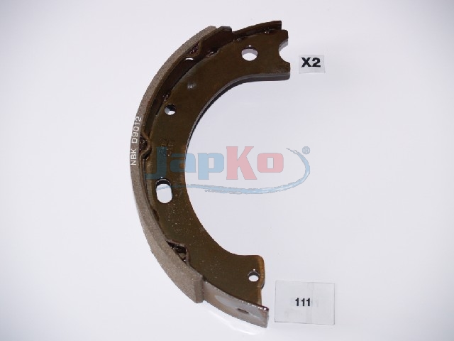 JAPKO Bremsebakkesæt 55111 bagaksel for NISSAN