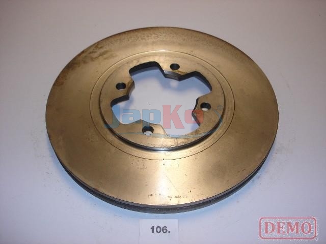 JAPKO Bremseskive 60106c foraksel ventileret 249mm 18mm for NISSAN