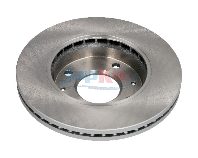JAPKO Bremseskive 60h08c foraksel ventileret 256mm 24mm for HYUNDAI KIA