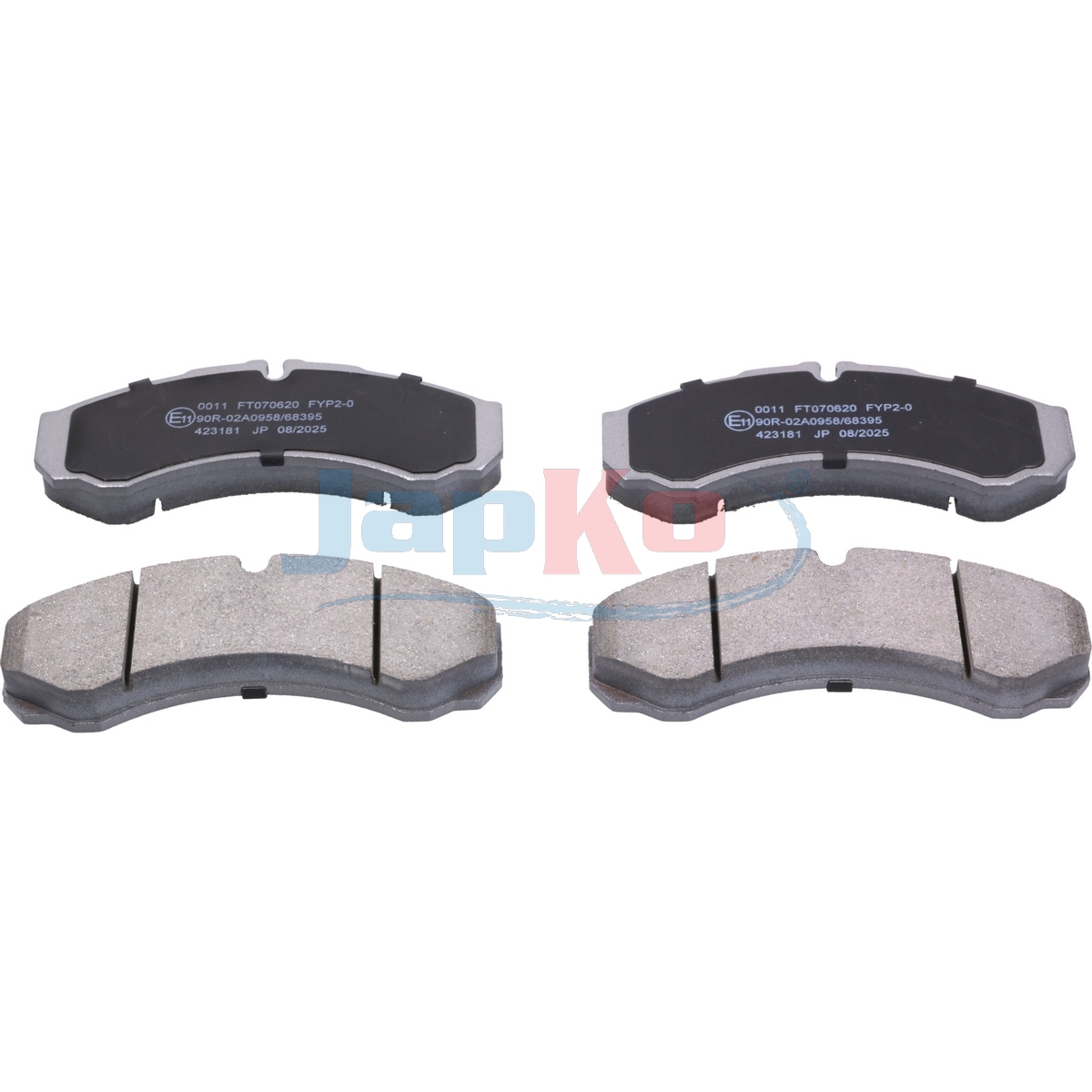 JAPKO Bremseklodser 500011 foraksel for IVECO RENAULT