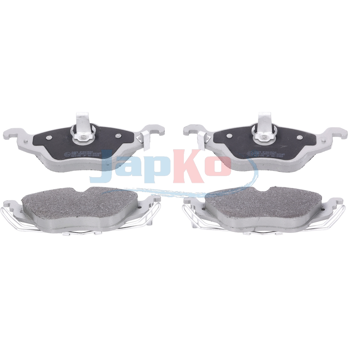 JAPKO Bremseklodser 500029 foraksel for OPEL VAUXHALL CHEVROLET