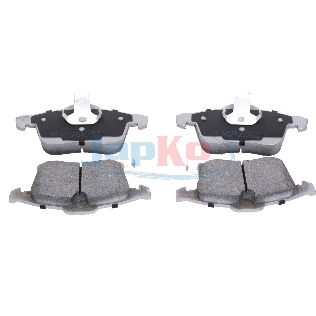 JAPKO Bremseklodser 500032 foraksel for OPEL VAUXHALL