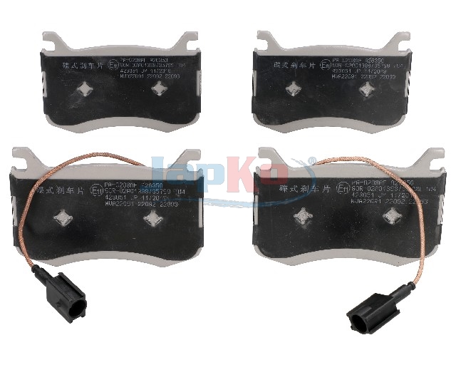 JAPKO Bremseklodser 500208 foraksel for ALFA ROMEO