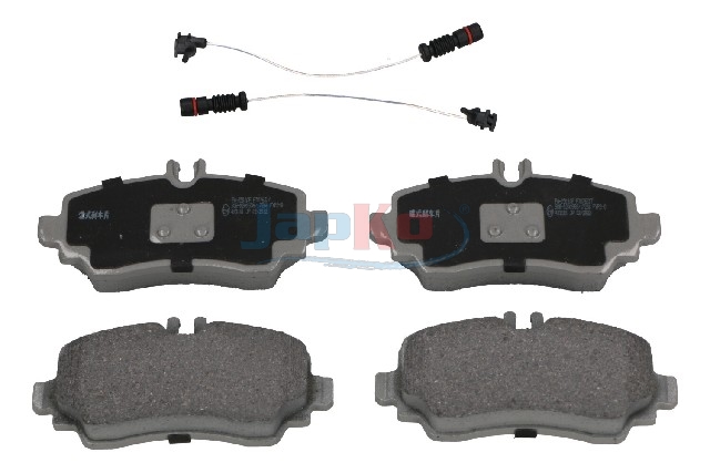 JAPKO Bremseklodser 500501 foraksel for MERCEDES-BENZ