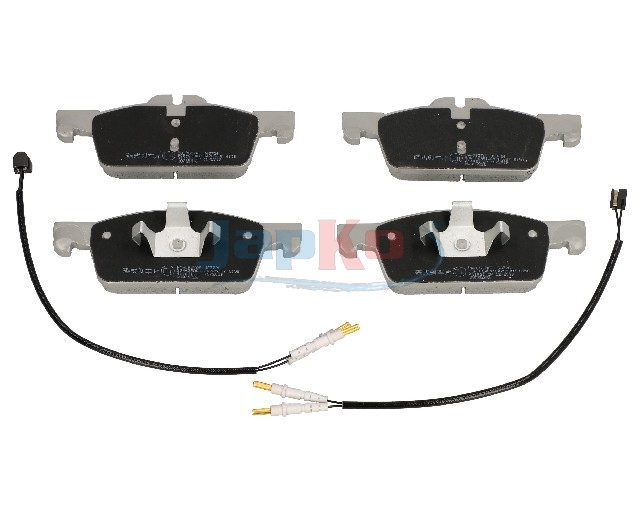 JAPKO Bremseklodser 500657 foraksel for PEUGEOT