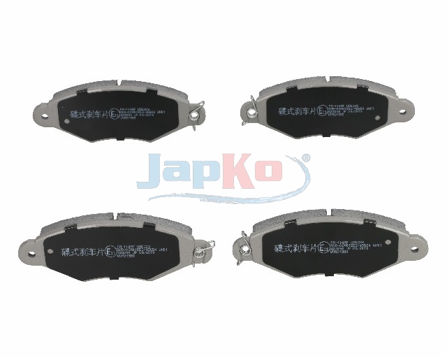 JAPKO Bremseklodser 50114 foraksel for NISSAN RENAULT