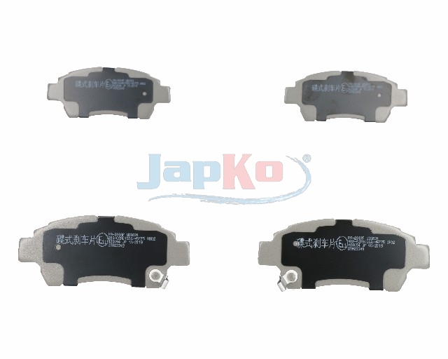 JAPKO Bremseklodser 50281 foraksel for TOYOTA