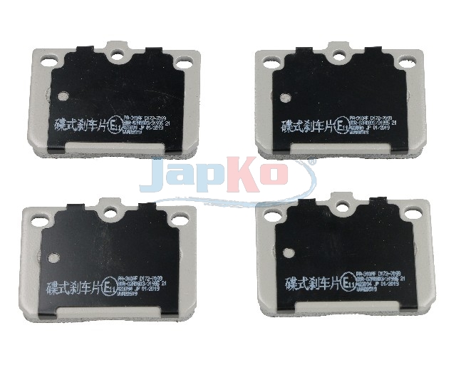 JAPKO Bremseklodser 50310 foraksel for MAZDA DAIHATSU MITSUBISHI TOYOTA HYUNDAI
