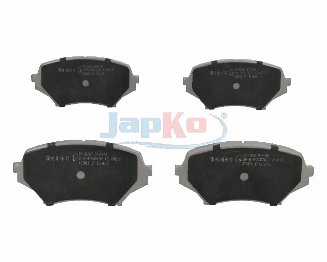 JAPKO Bremseklodser 50335 foraksel for MAZDA
