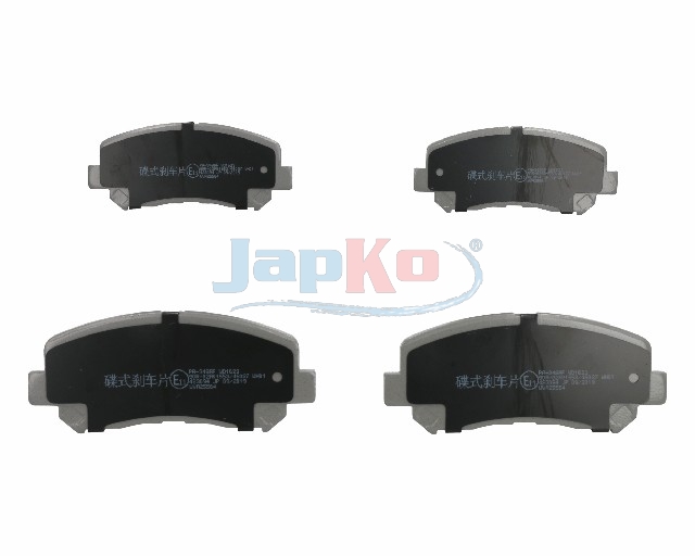 JAPKO Bremseklodser 50348 foraksel for MAZDA (CHANGAN) CHRYSLER MAZDA