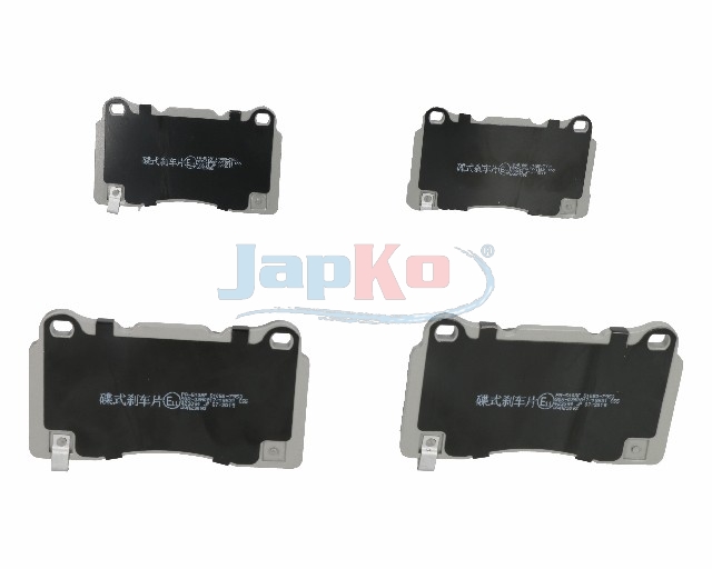 JAPKO Bremseklodser 50510 foraksel for OPEL VAUXHALL CADILLAC VOLVO TESLA FORD USA HONDA MITSUBISHI RENAULT SUBARU